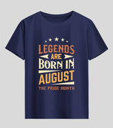 Born in August Half Sleeve T-Shirt